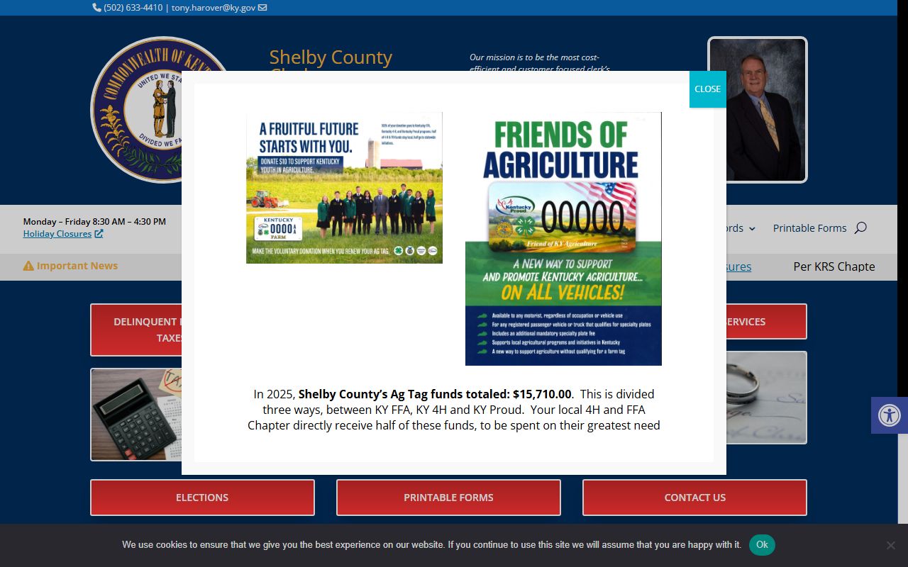 Shelby County Clerk office for marriage records in Shelbyville Kentucky